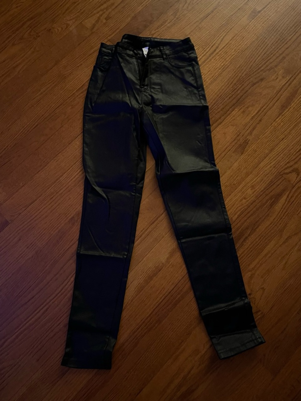 Pleather black Jeans